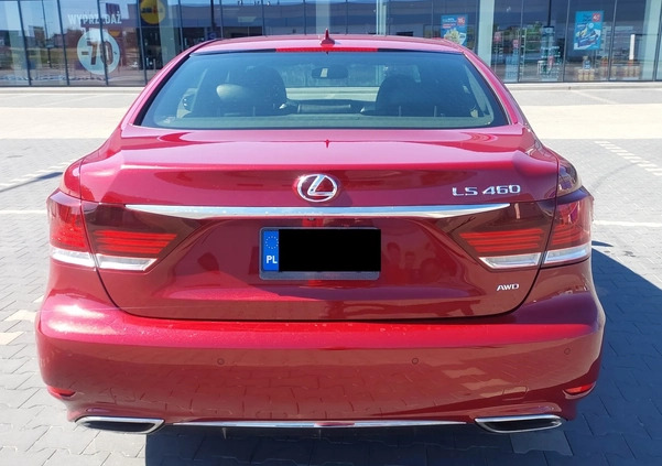 Lexus LS cena 115000 przebieg: 129710, rok produkcji 2013 z Lubawa małe 277